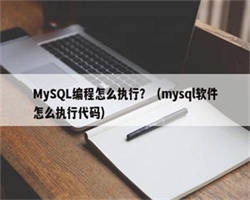 MySQL编程怎么执行？（mysql软件怎么执行代码）
