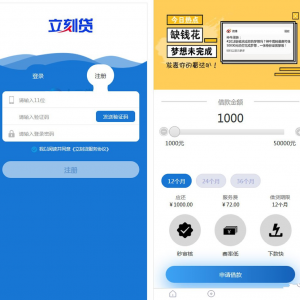 立刻贷现金贷小额贷款手机贷款源码 网络贷款平台系统源码 可打包成APP