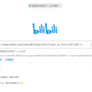 BilibiliDown免费极简B站视频解析提取工具源码