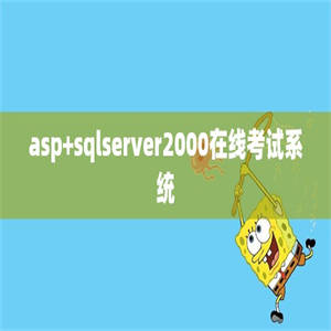 asp+sqlserver2000在线考试系统