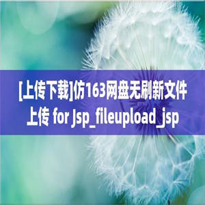 [上传下载]仿163网盘无刷新文件上传 for Jsp_fileupload_jsp