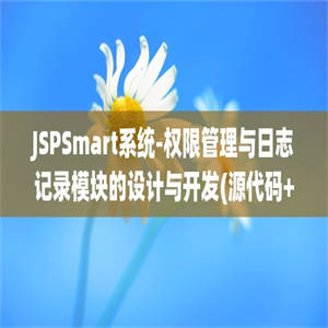 JSPSmart系统-权限管理与日志记录模块的设计与开发(源代码+论文)