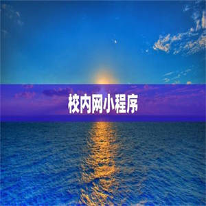 校内网小程序