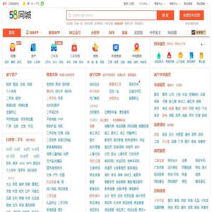 仿58同城多功能信息网站源码 多颜色选择界面