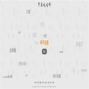 今天吃什么火爆朋友圈网站源码v1.0版 随机为用户提供用餐选择和推荐