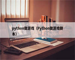 python做游戏（Python做游戏脚本）